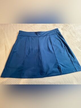 Lady Callaway Blue Golf Skort w/Pockets Size Large 17” Length